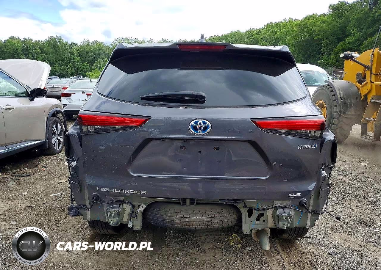 2021 Toyota Highlander Hybrid Xle VIN:5TDGBRCH4MS530165 - 6