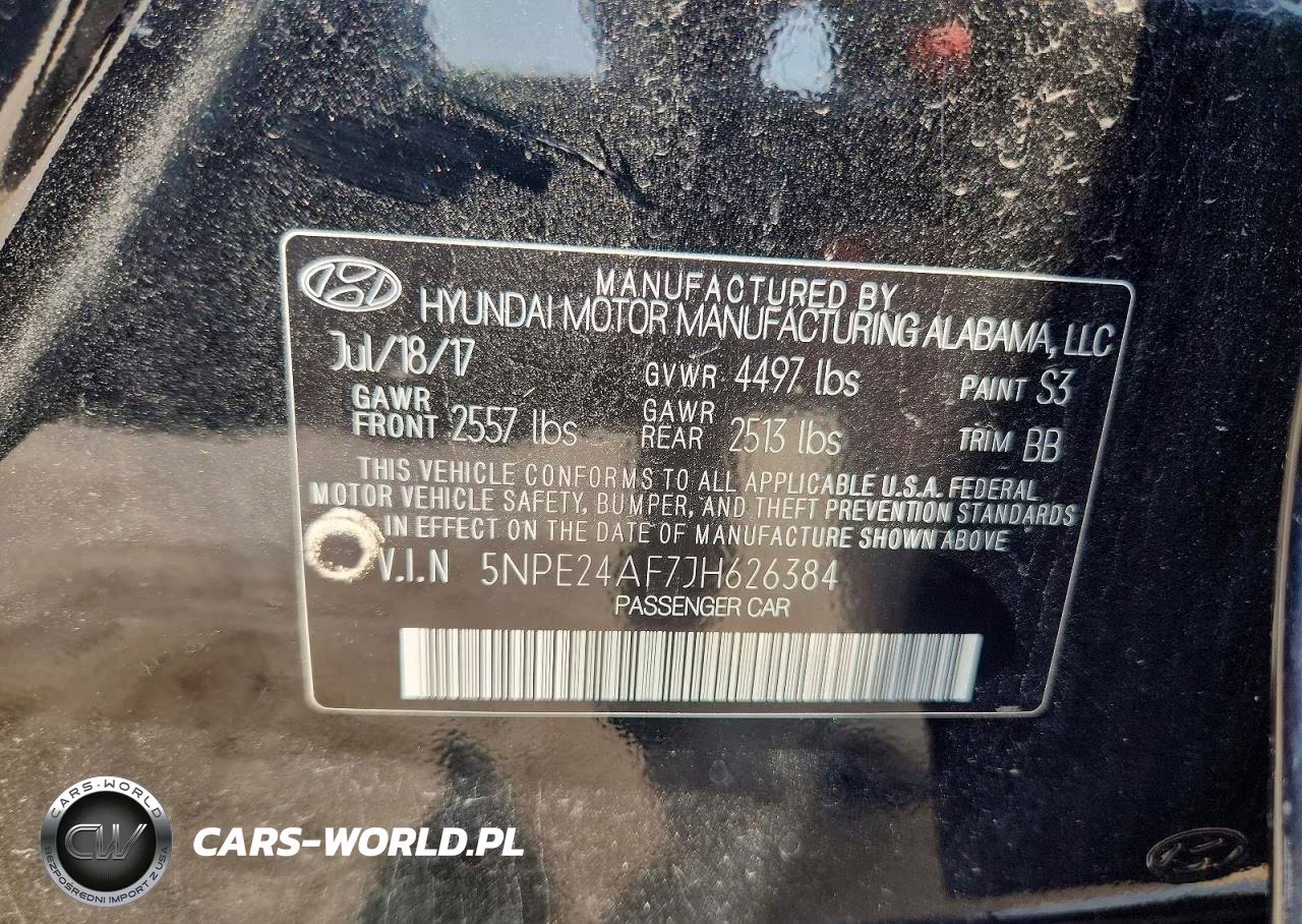 2018 Hyundai Sonata Se VIN:5NPE24AF7JH626384 - 12