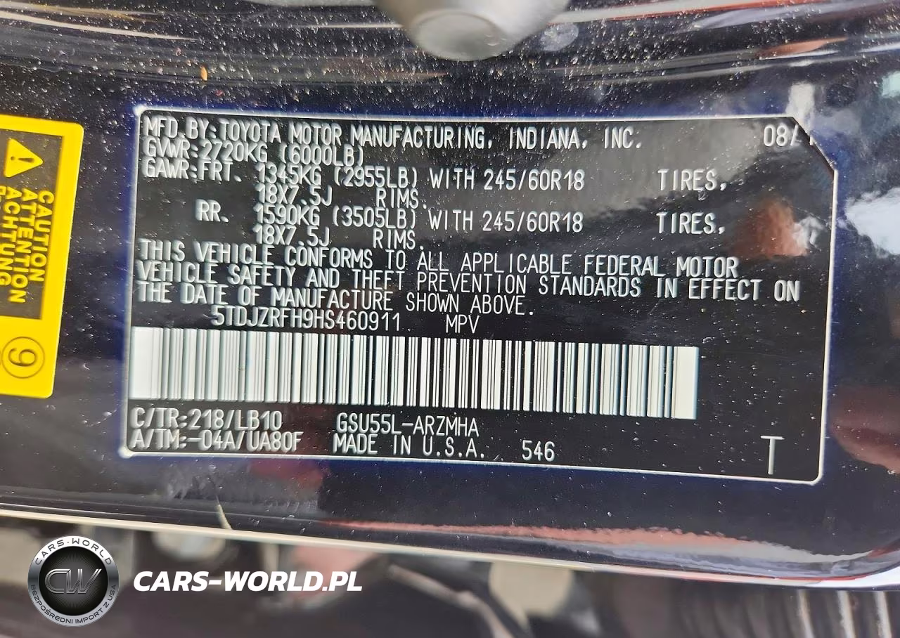 2017 Toyota Highlander Xle VIN:5TDJZRFH9HS460911 - 13