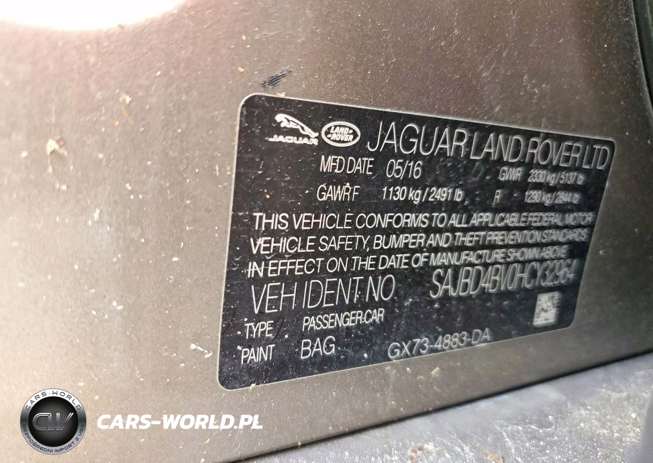 2017 Jaguar Xf Premium VIN:SAJBD4BV0HCY32964 - 12