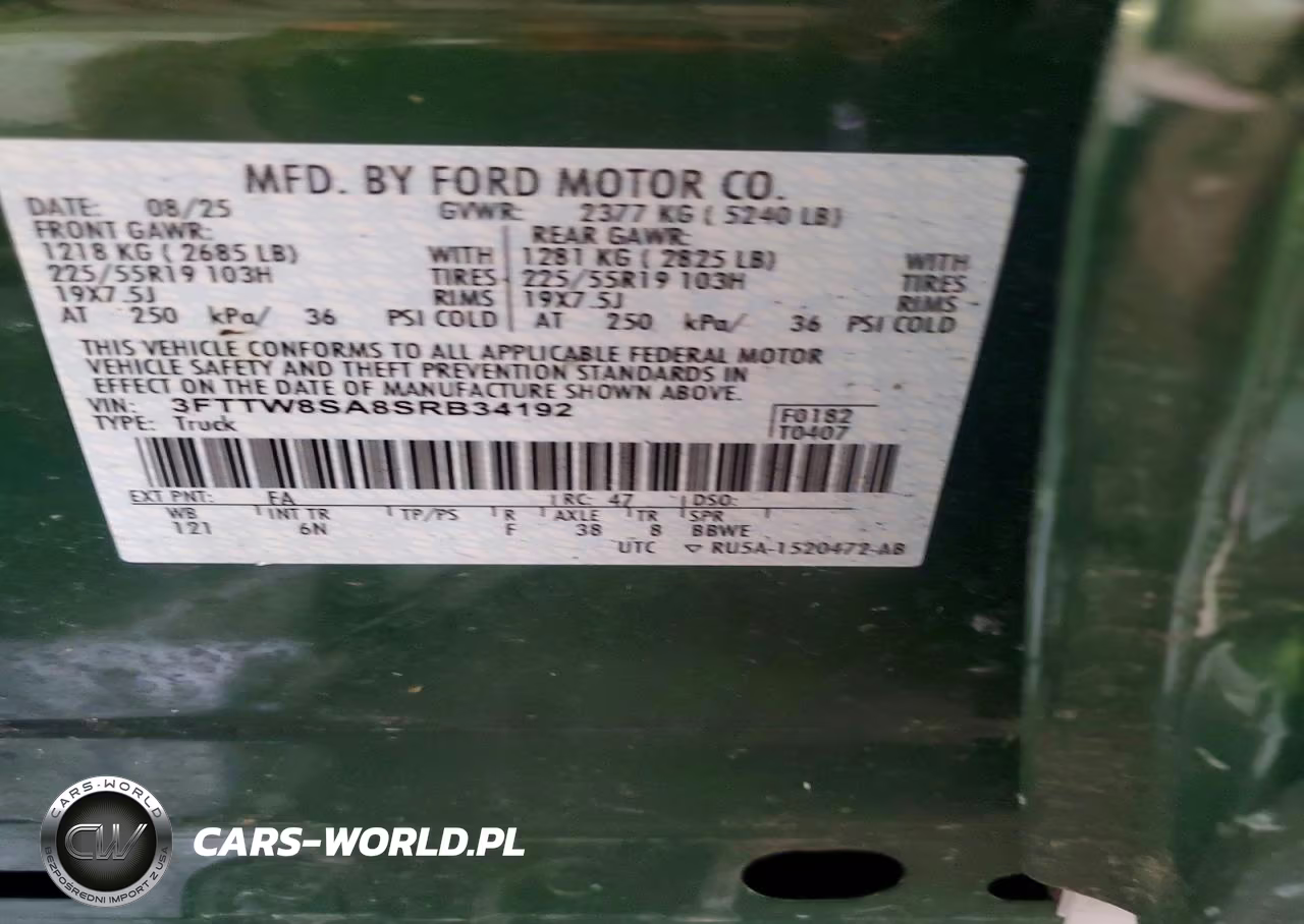 2025 Ford Maverick Lariat VIN:3FTTW8SA8SRB34192 - 12