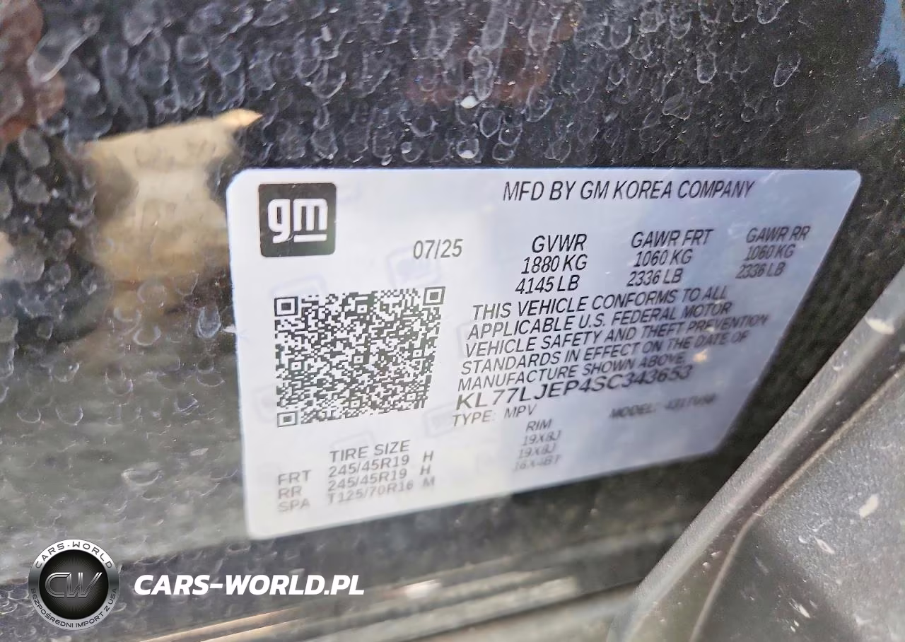 2025 Chevrolet Trax 2Rs VIN:KL77LJEP4SC343653 - 13