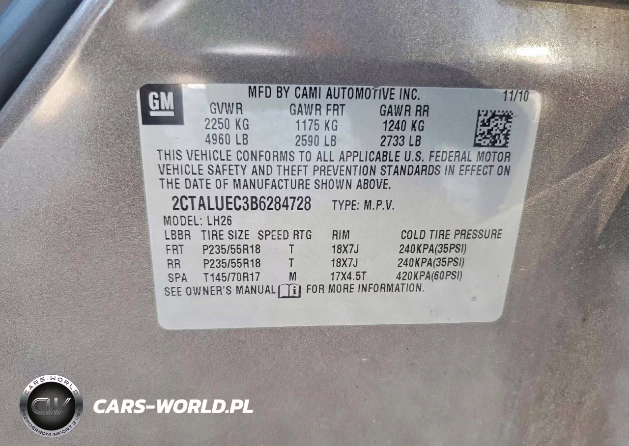 2011 GMC Terrain Slt VIN:2CTALUEC3B6284728 - 12
