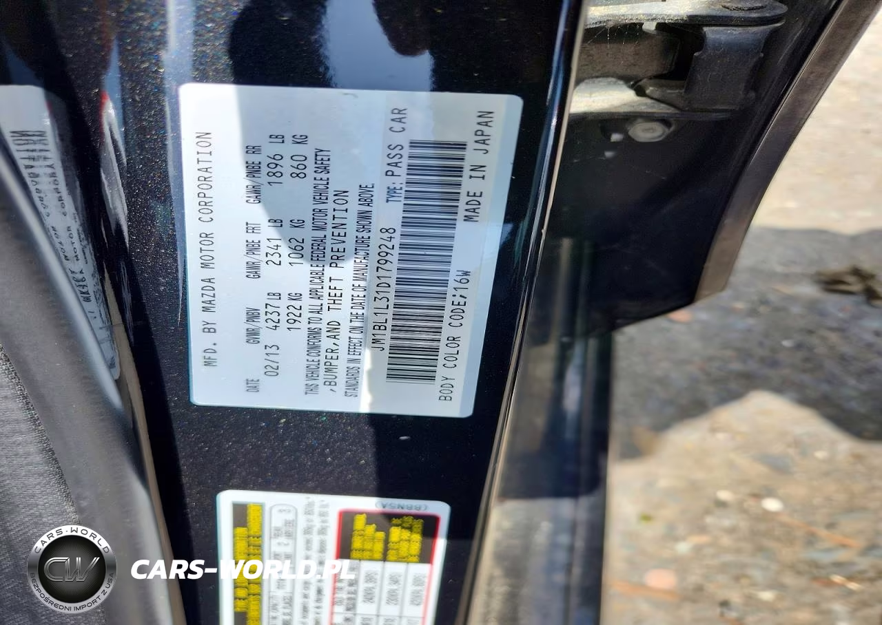 2013 Mazda Speed 3 VIN:JM1BL1L31D1799248 - 13