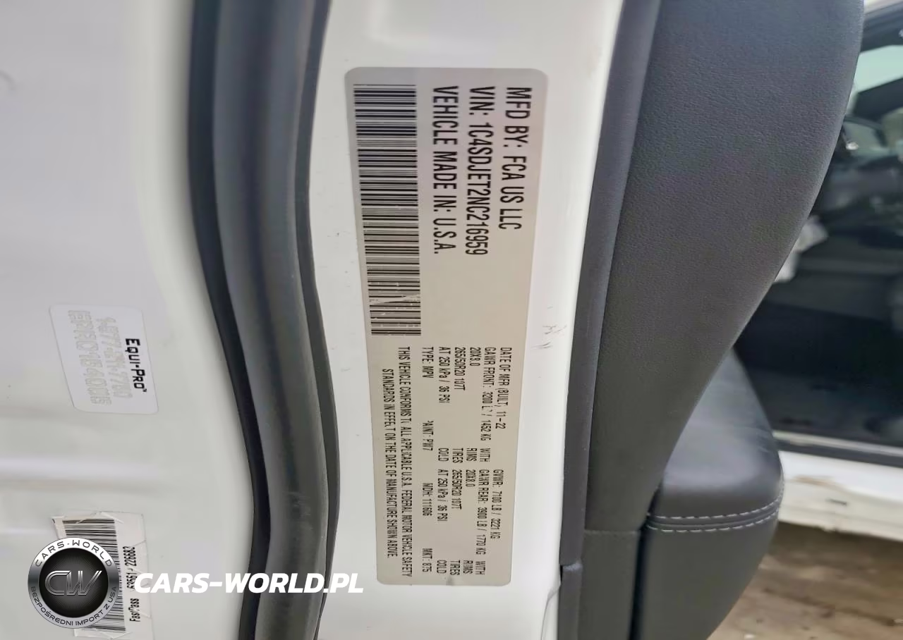 2022 Dodge Durango Citadel VIN:1C4SDJET2NC216959 - 13