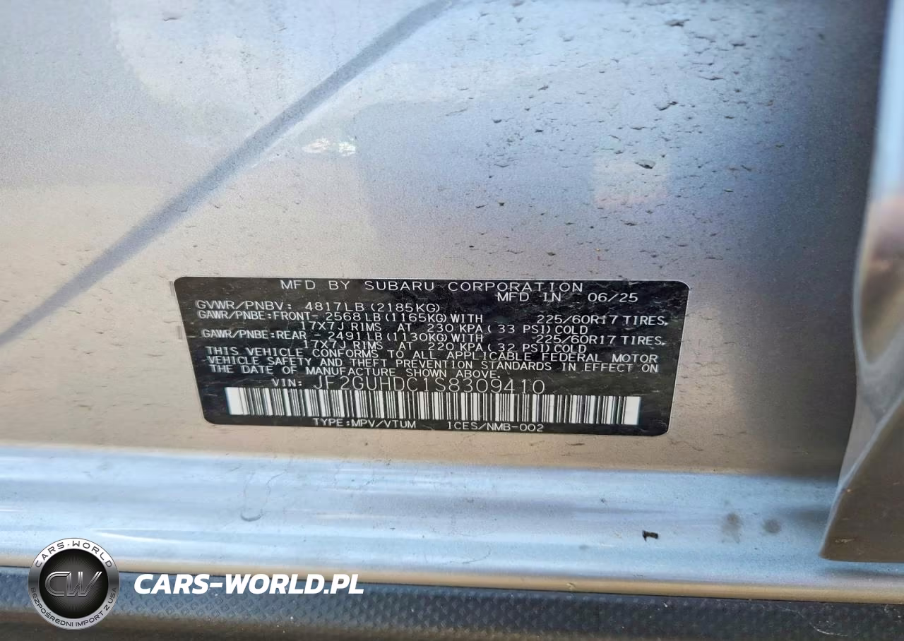 2025 Subaru Crosstrek Premium VIN:JF2GUHDC1S8309410 - 12