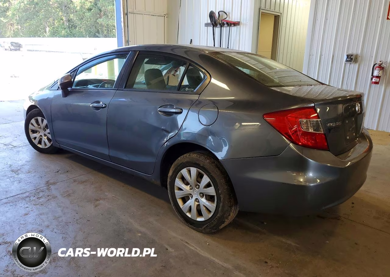 2012 Honda Civic Lx VIN:19XFB2F53CE018233 - 2