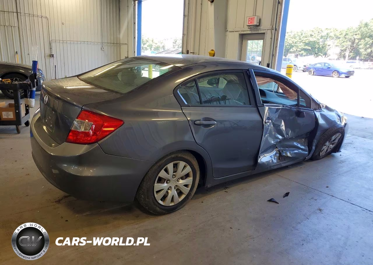 2012 Honda Civic Lx VIN:19XFB2F53CE018233 - 3