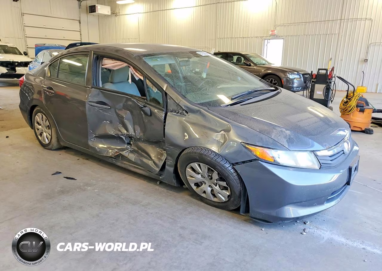 2012 Honda Civic Lx VIN:19XFB2F53CE018233 - 4