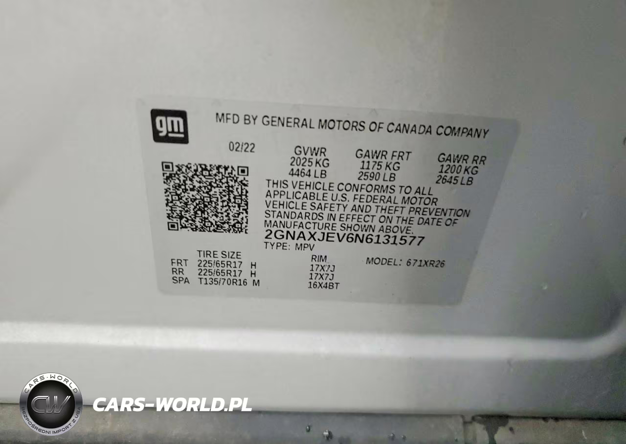 2022 Chevrolet Equinox Lt VIN:2GNAXJEV6N6131577 - 13