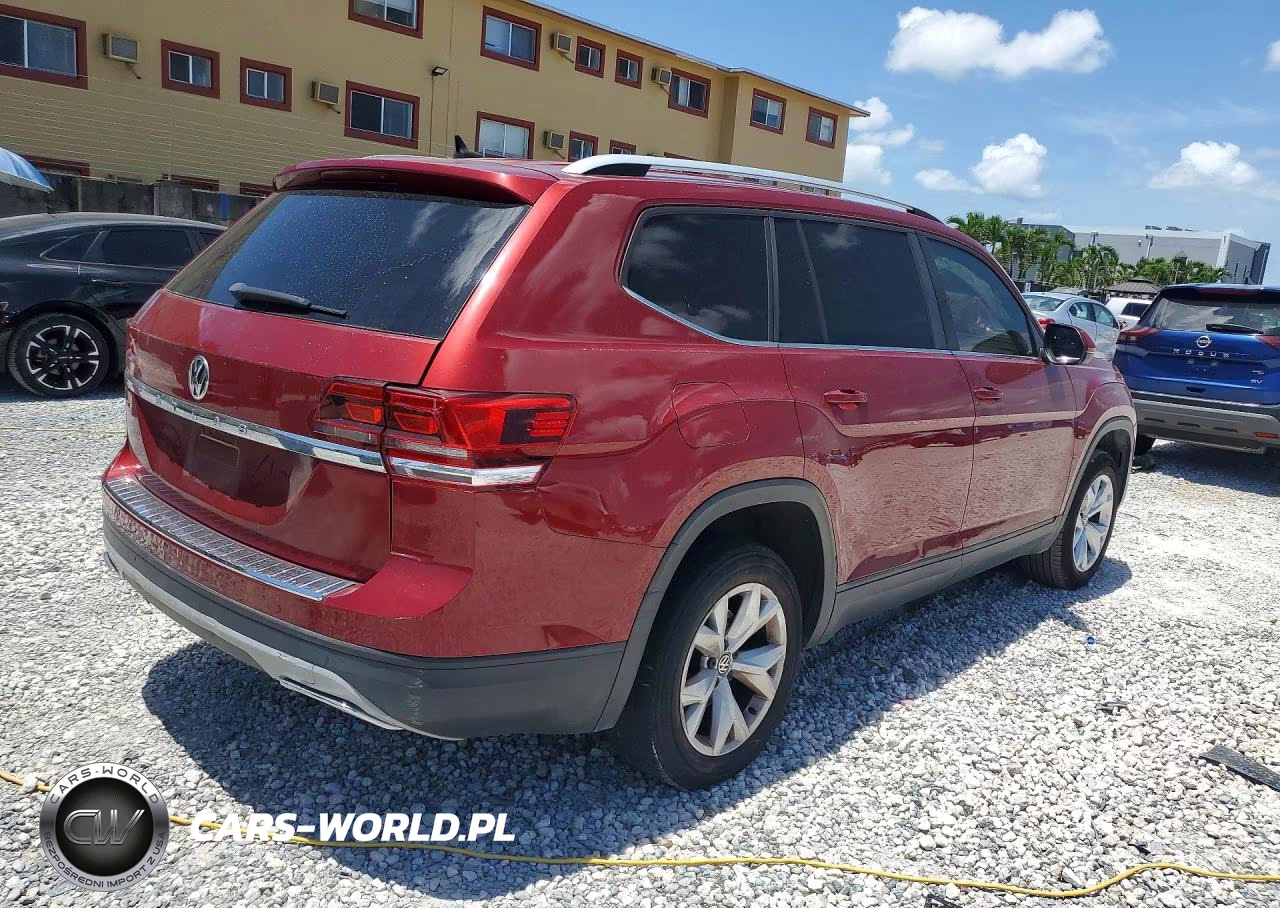 2018 Volkswagen Atlas Se VIN:1V2DP2CA7JC591942 - 3