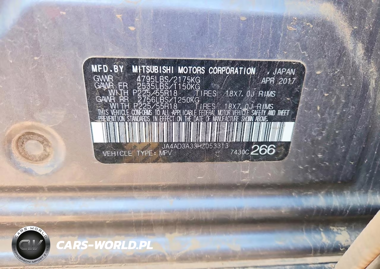2017 Mitsubishi Outlander Se VIN:JA4AD3A33HZ053313 - 13