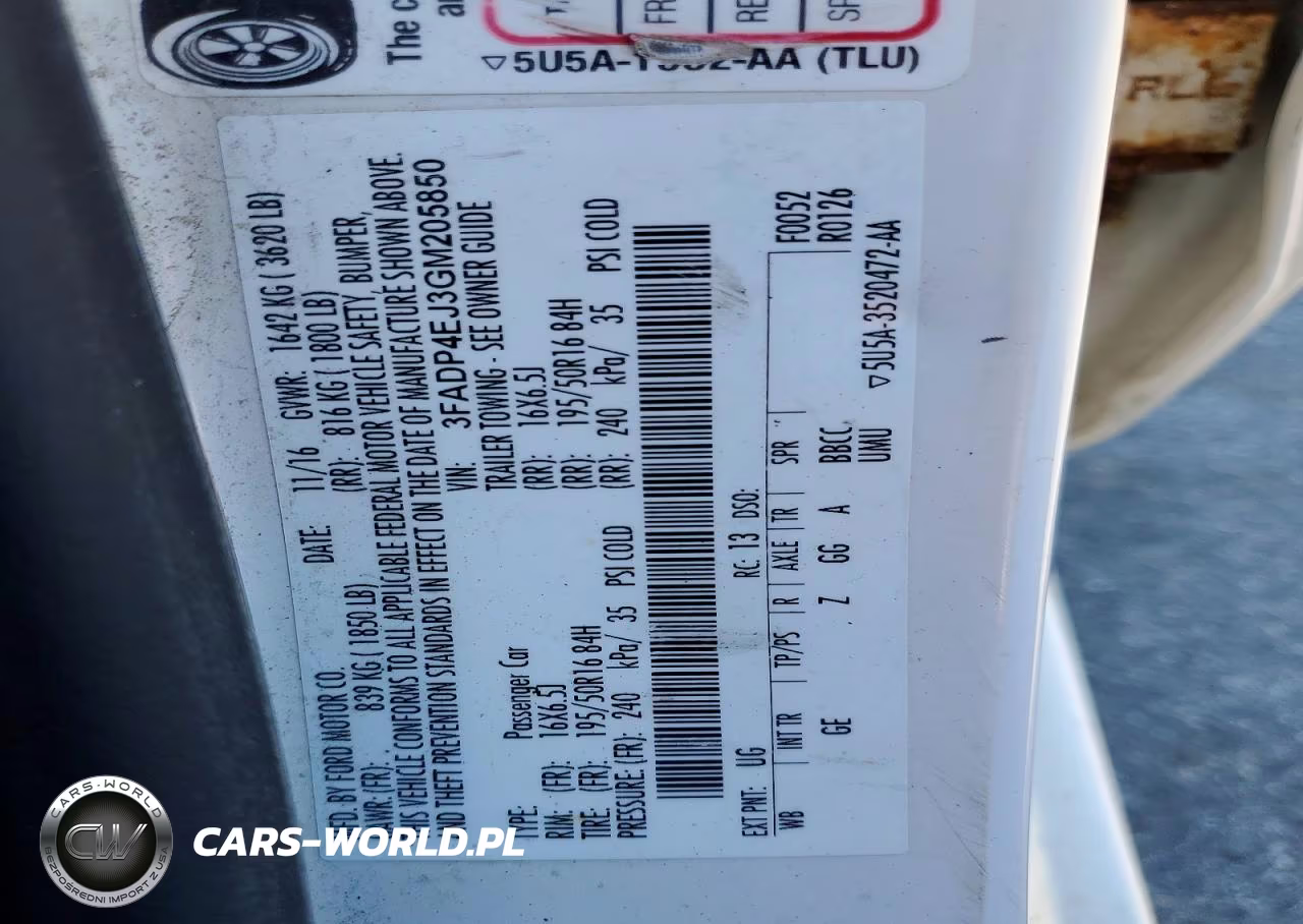 2016 Ford Fiesta Se VIN:3FADP4EJ3GM205850 - 12