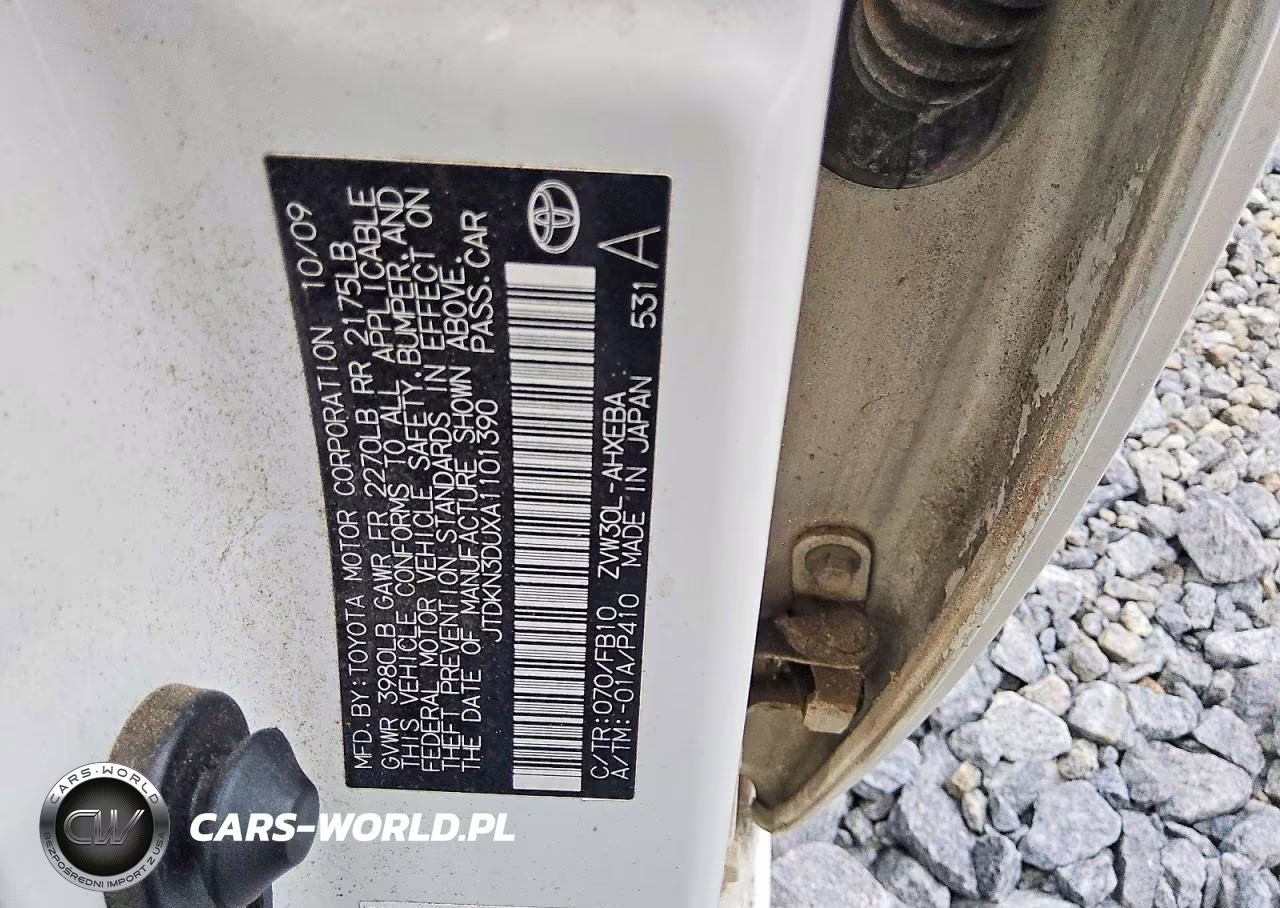 2010 Toyota Prius Ii VIN:JTDKN3DUXA1101390 - 12