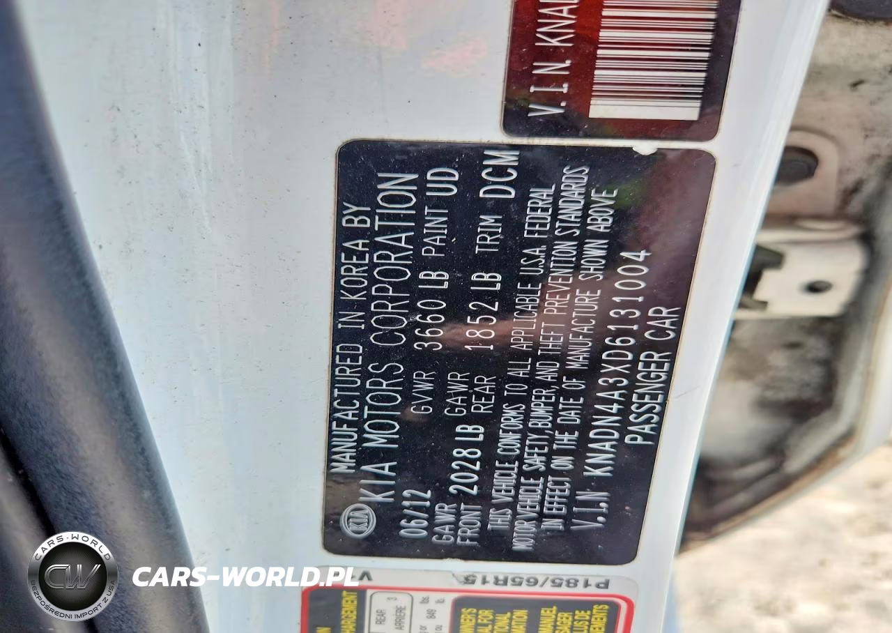 2013 Kia Rio Ex VIN:KNADN4A3XD6131004 - 12
