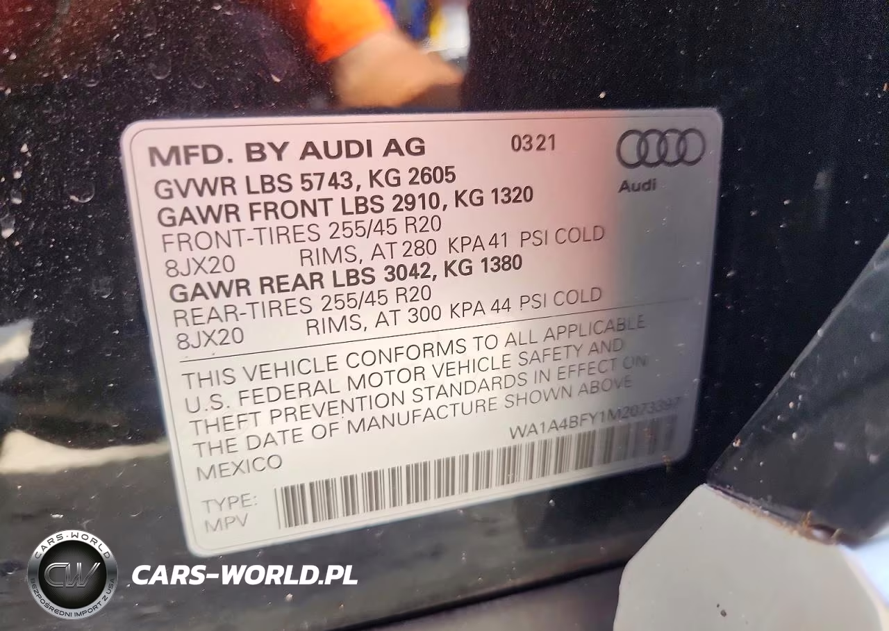 2021 Audi Sq5 Premium VIN:WA1A4BFY1M2073397 - 14