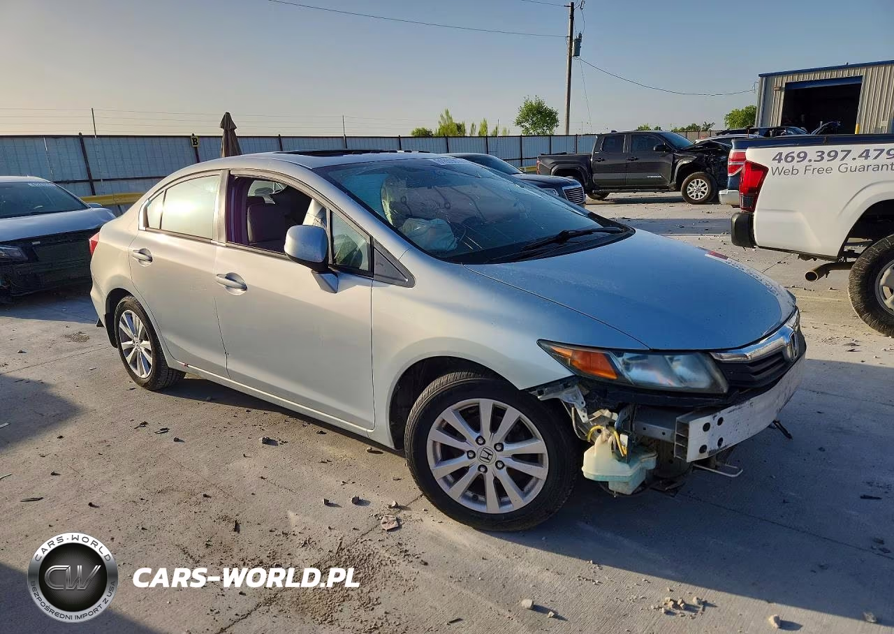 2012 Honda Civic Exl VIN:2HGFB2F98CH505839 - 4