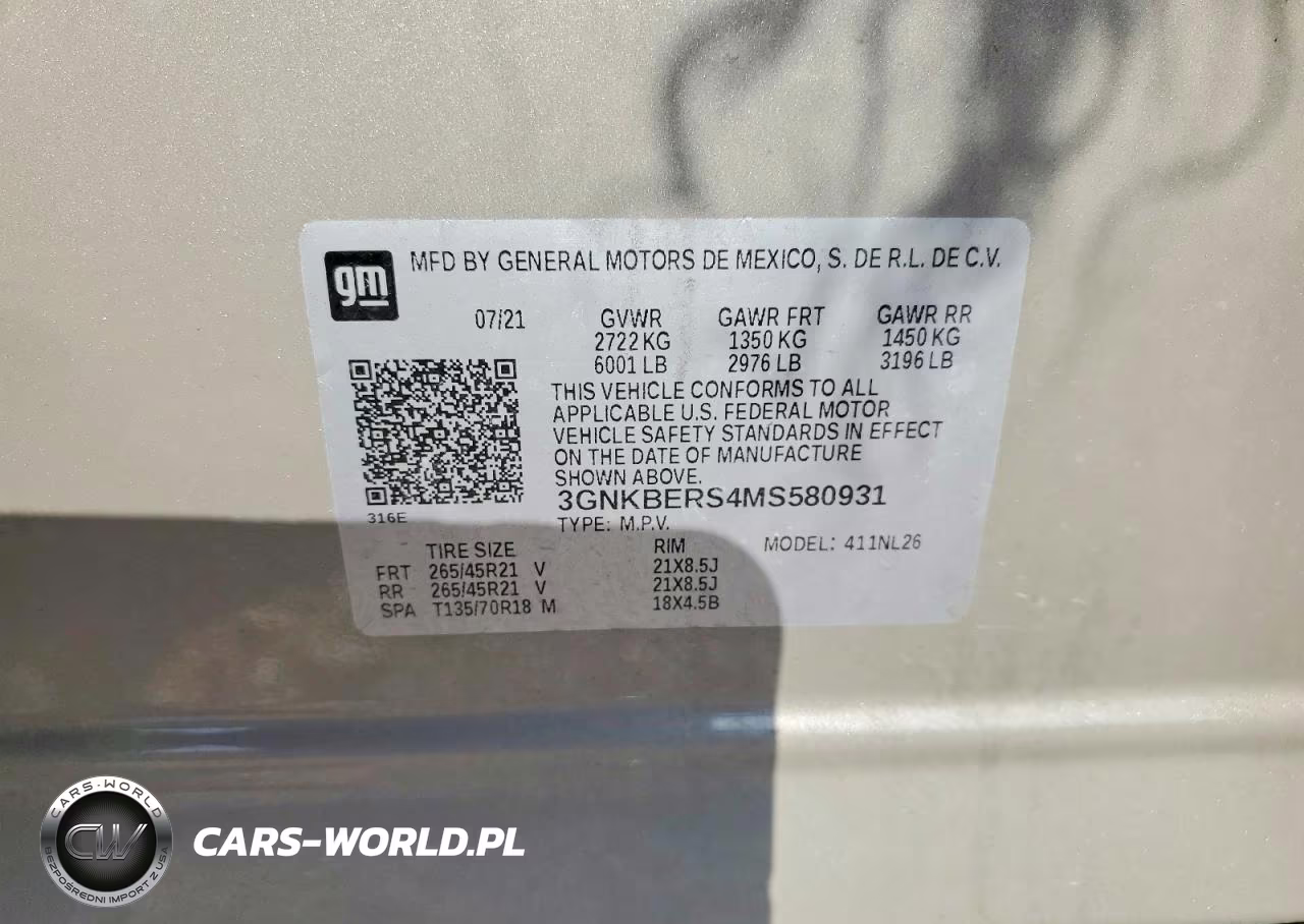 2021 Chevrolet Blazer Rs VIN:3GNKBERS4MS580931 - 13
