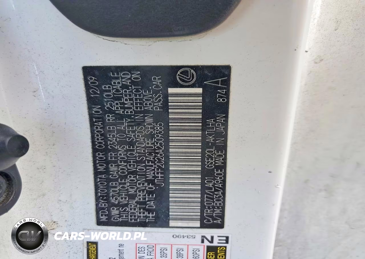 2010 Lexus Is 250C Base VIN:JTHFF2C26A2509385 - 13