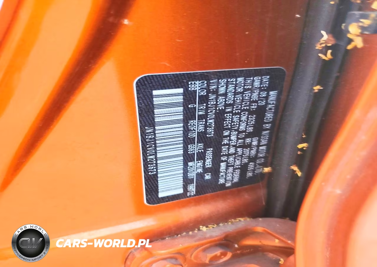 2020 Nissan Rogue Sport Sv VIN:JN1BJ1CV0LW273673 - 12