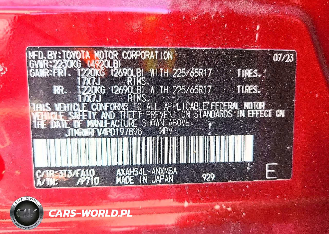 2023 Toyota Rav4 Hybrid Xle VIN:JTMRWRFV4PD197898 - 13