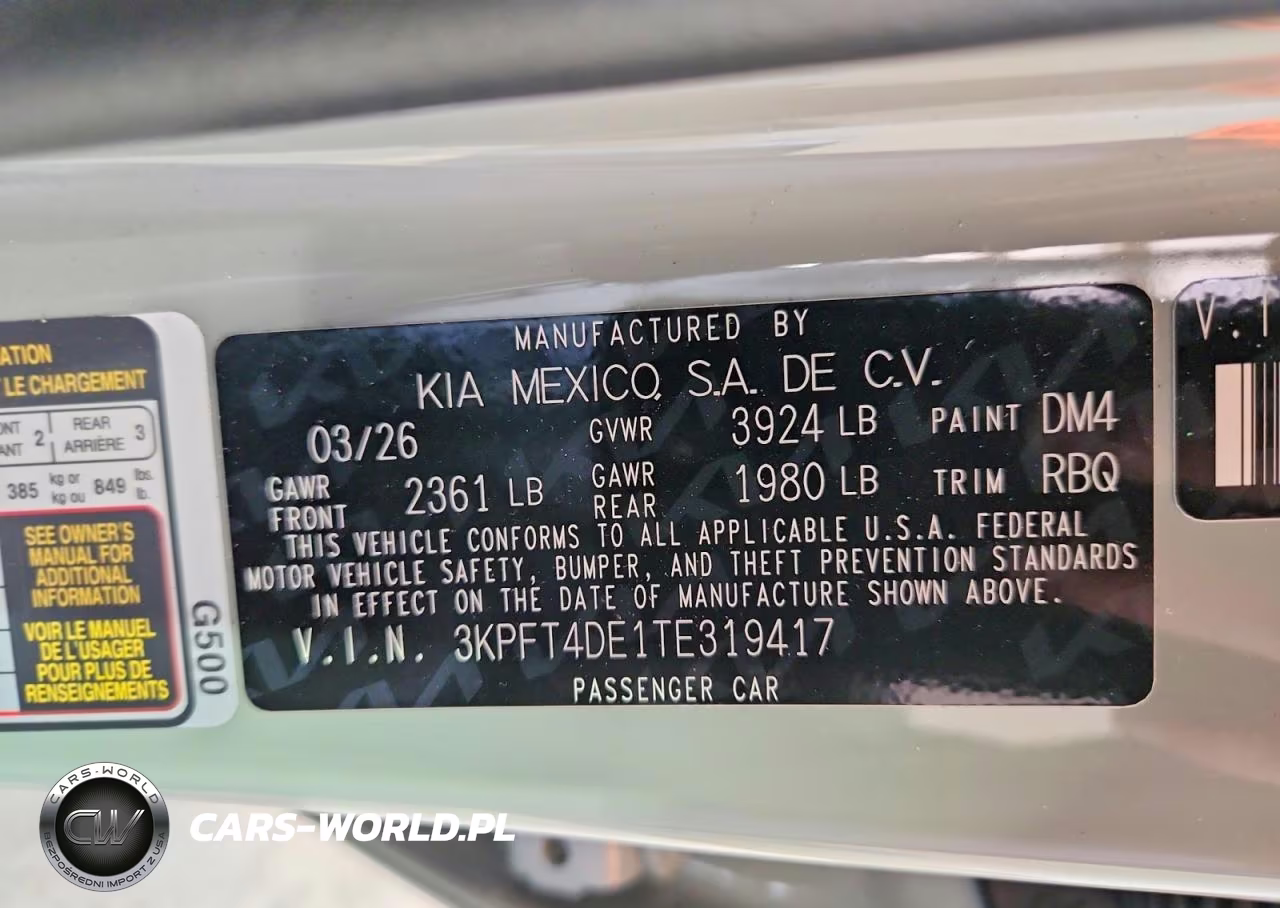 2026 Kia K4 Lxs VIN:3KPFT4DE1TE319417 - 13