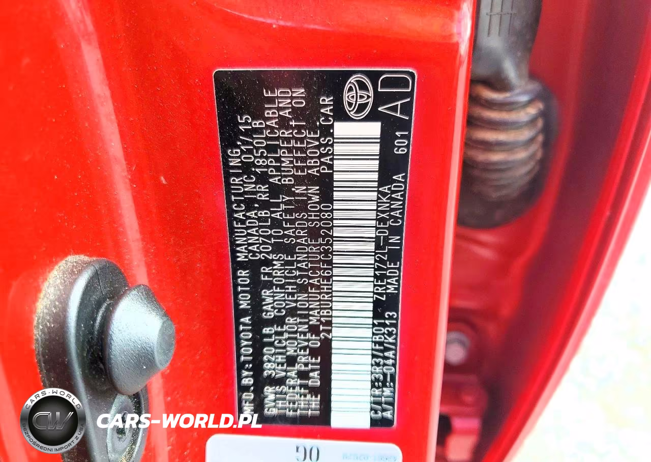 2015 Toyota Corolla Le VIN:2T1BURHE6FC352080 - 13