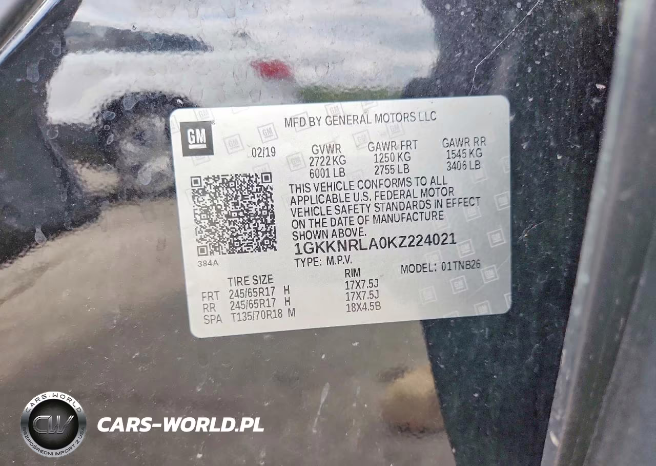 2019 GMC Acadia Sle VIN:1GKKNRLA0KZ224021 - 13