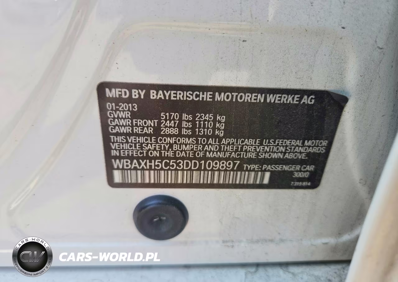 2013 BMW 528 Xi VIN:WBAXH5C53DD109897 - 12