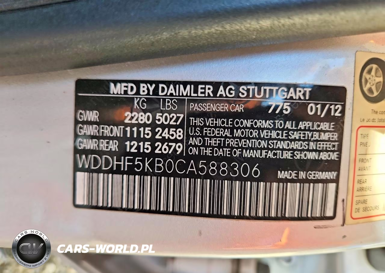 2012 Mercedes-Benz E 350 VIN:WDDHF5KB0CA588306 - 13