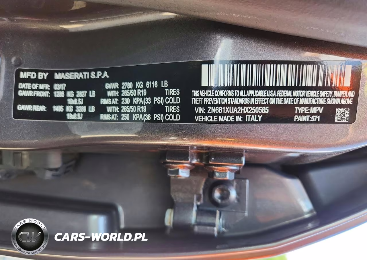 2017 Maserati Levante VIN:ZN661XUA2HX250585 - 14