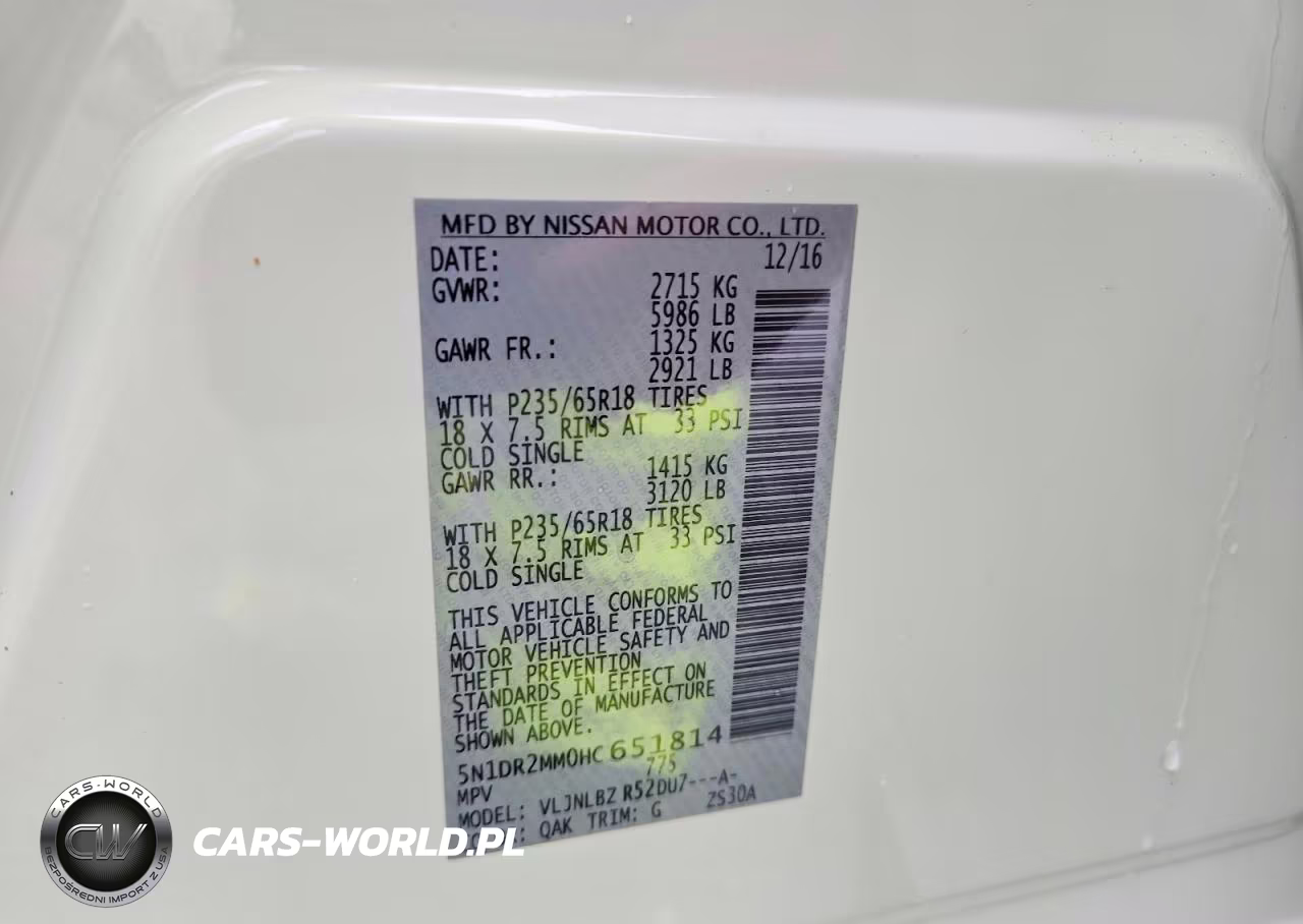 2017 Nissan Pathfinder S VIN:5N1DR2MM0HC651814 - 13