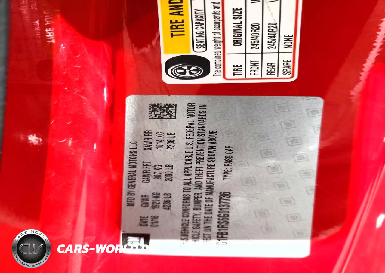 2016 Chevrolet Camaro Lt VIN:1G1FB1RS6G0137736 - 12