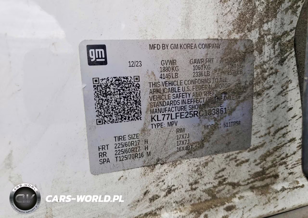 2024 Chevrolet Trax Ls VIN:KL77LFE25RC183861 - 13