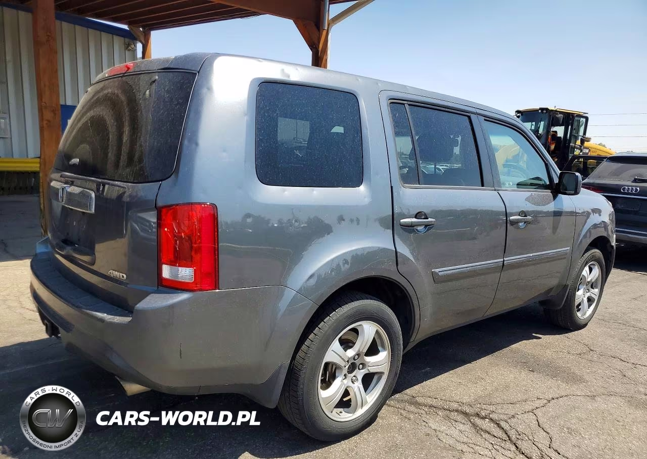 2012 Honda Pilot Exln VIN:5FNYF4H7XCB074400 - 3