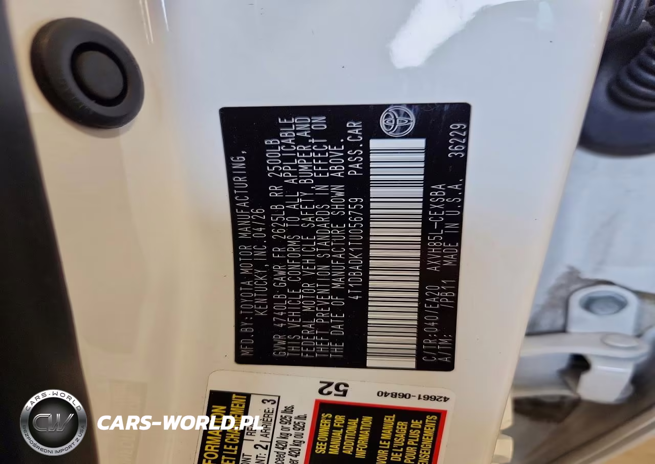 2026 Toyota Camry Se VIN:4T1DBADK1TU056759 - 12