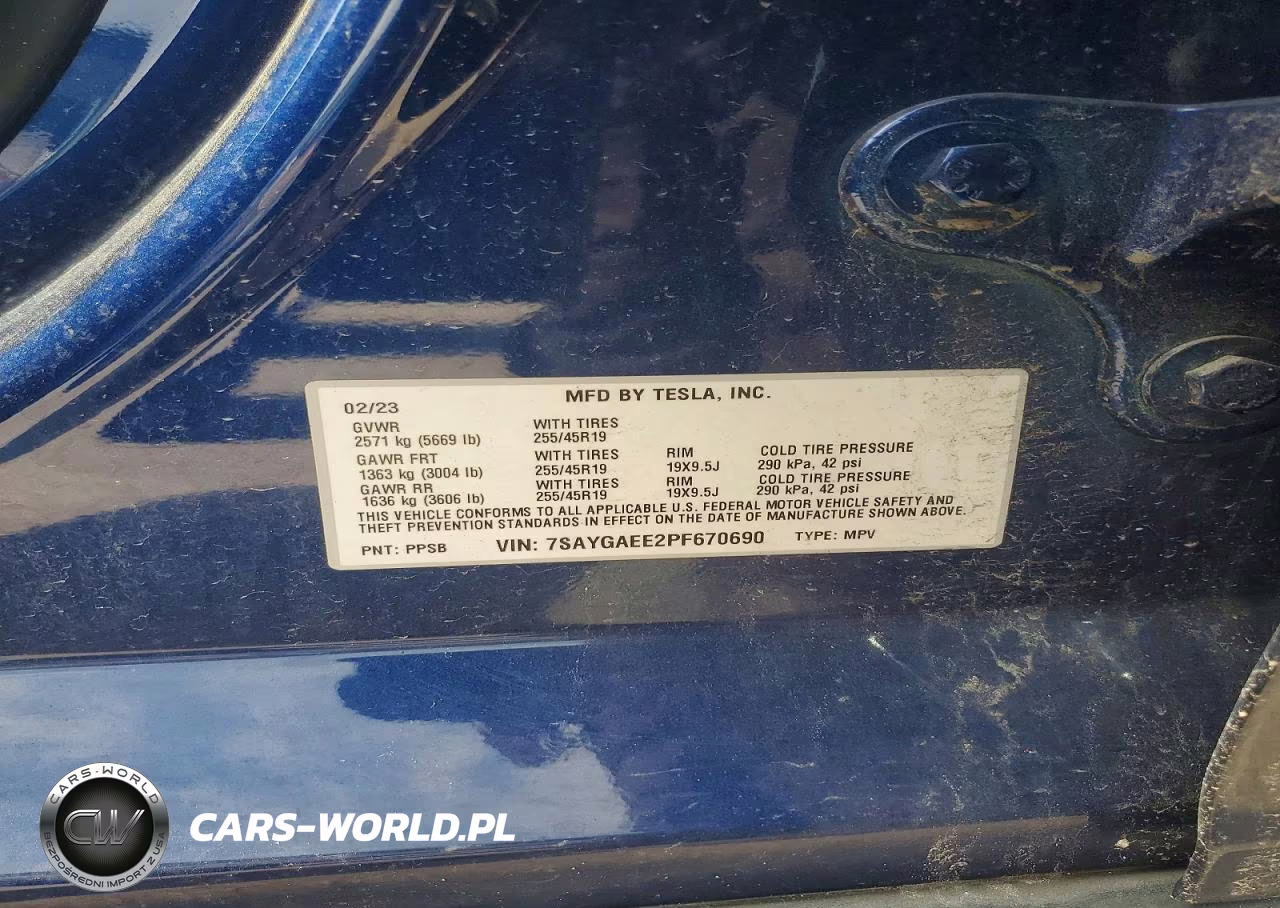 2023 Tesla Model Y VIN:7SAYGAEE2PF670690 - 12