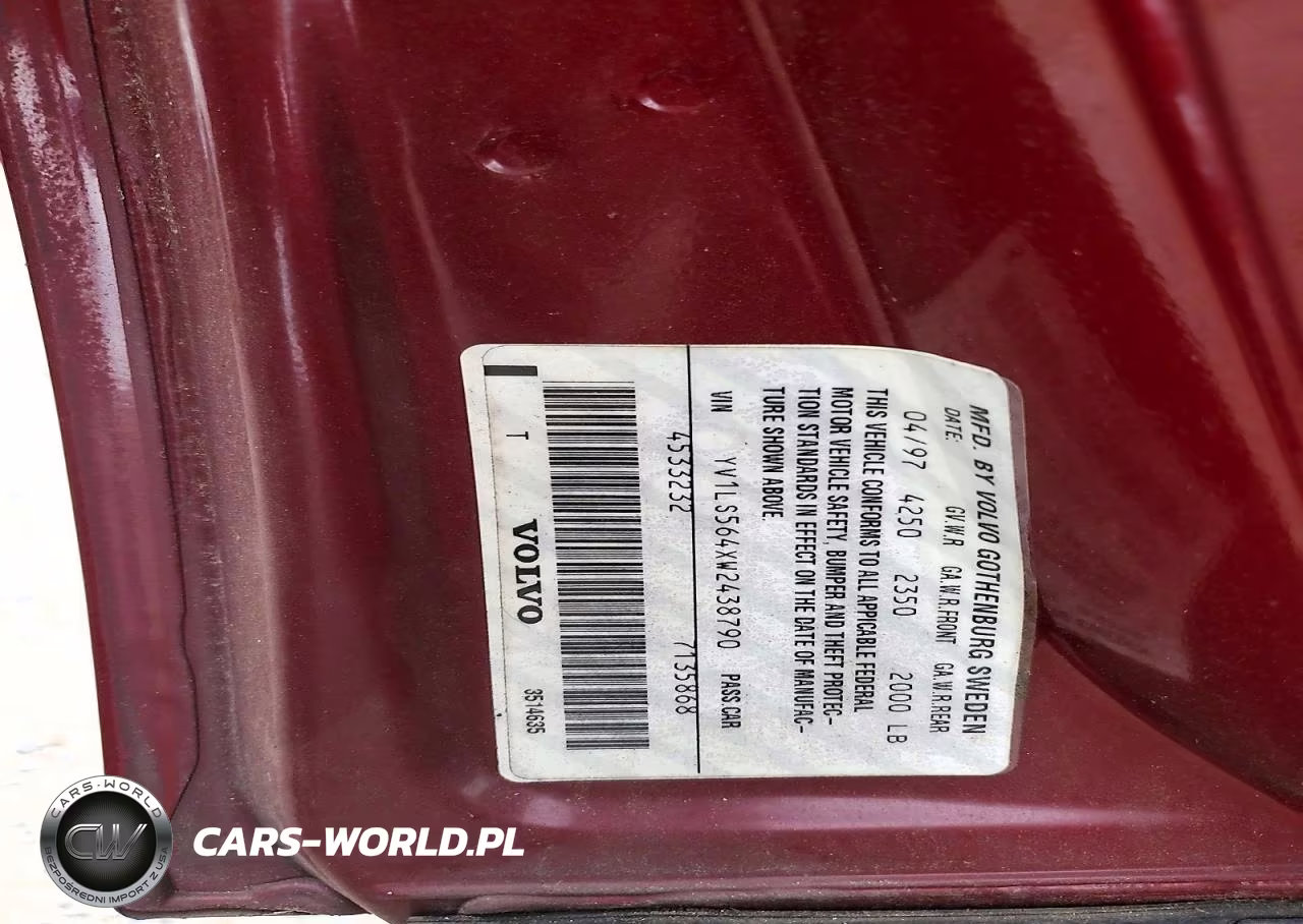 1998 Volvo S70 Glt VIN:YV1LS564XW2438790 - 12