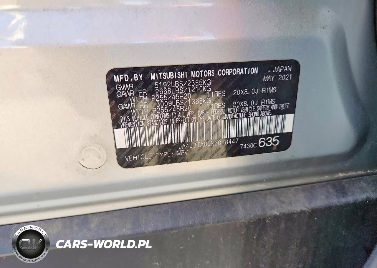 2022 Mitsubishi Outlander Es VIN:JA4J3TA80NZ018447 - 14