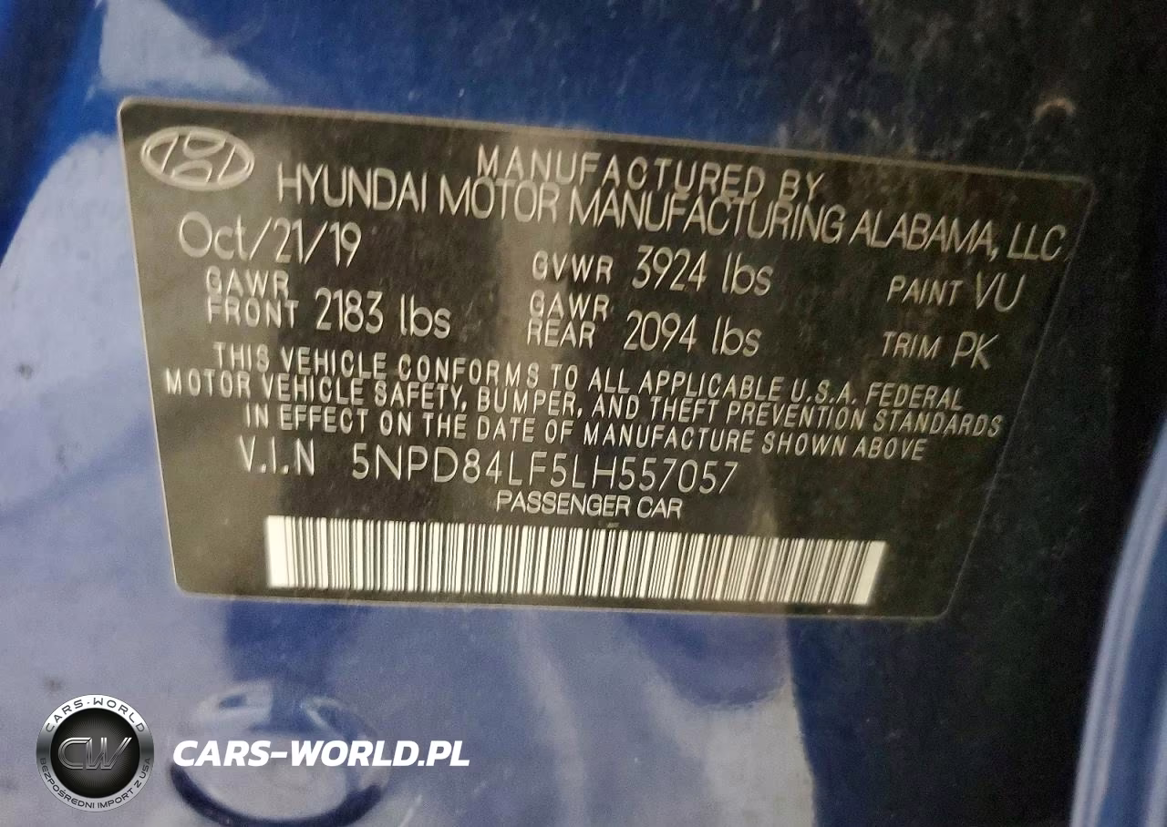 2020 Hyundai Elantra Sel VIN:5NPD84LF5LH557057 - 12