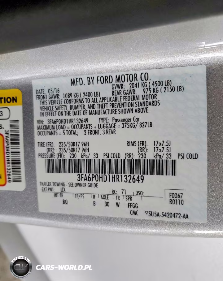 2017 Ford Fusion Se VIN:3FA6P0HD1HR132649 - 12
