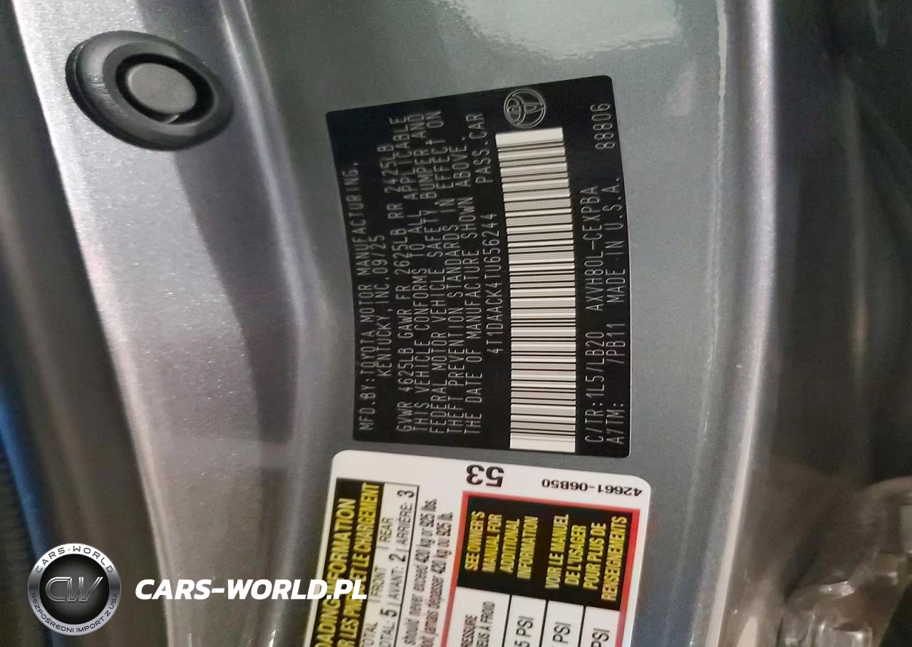 2026 Toyota Camry Xse VIN:4T1DAACK4TU656244 - 12