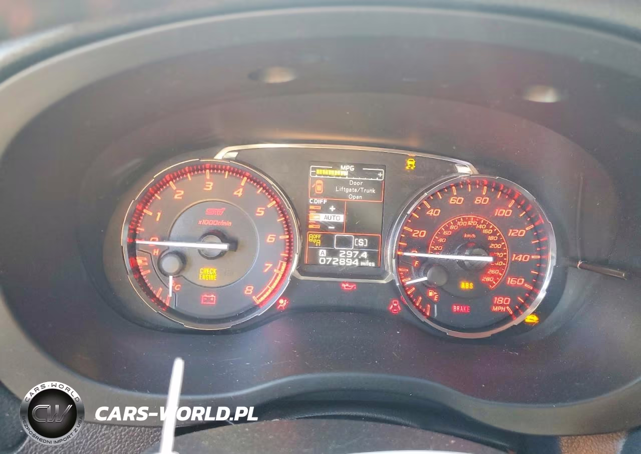2017 Subaru Wrx Sti Limited VIN:JF1VA2Y62H9841693 - 9