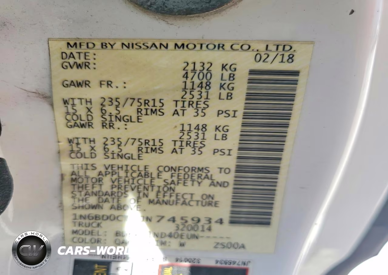 2018 Nissan Frontier S VIN:1N6BD0CT0JN745934 - 12