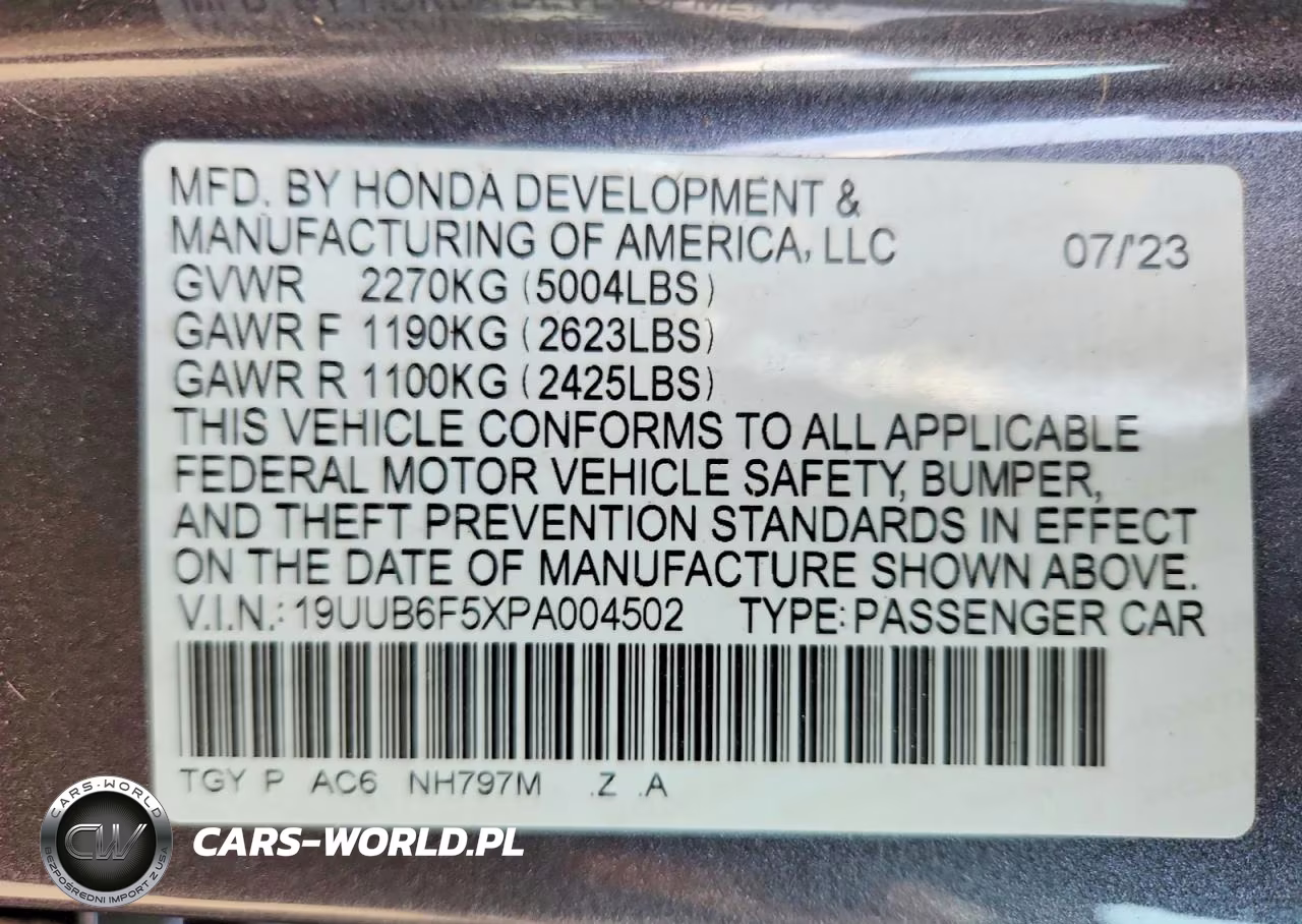 2023 Acura Tlx A-Spec VIN:19UUB6F5XPA004502 - 12