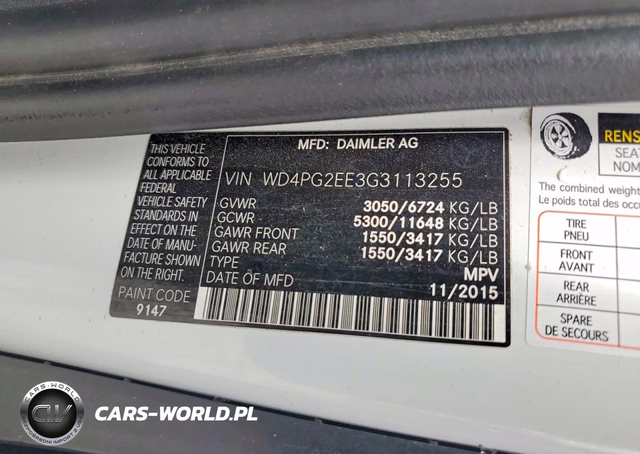 2016 Mercedes-Benz Metris VIN:WD4PG2EE3G3113255 - 13