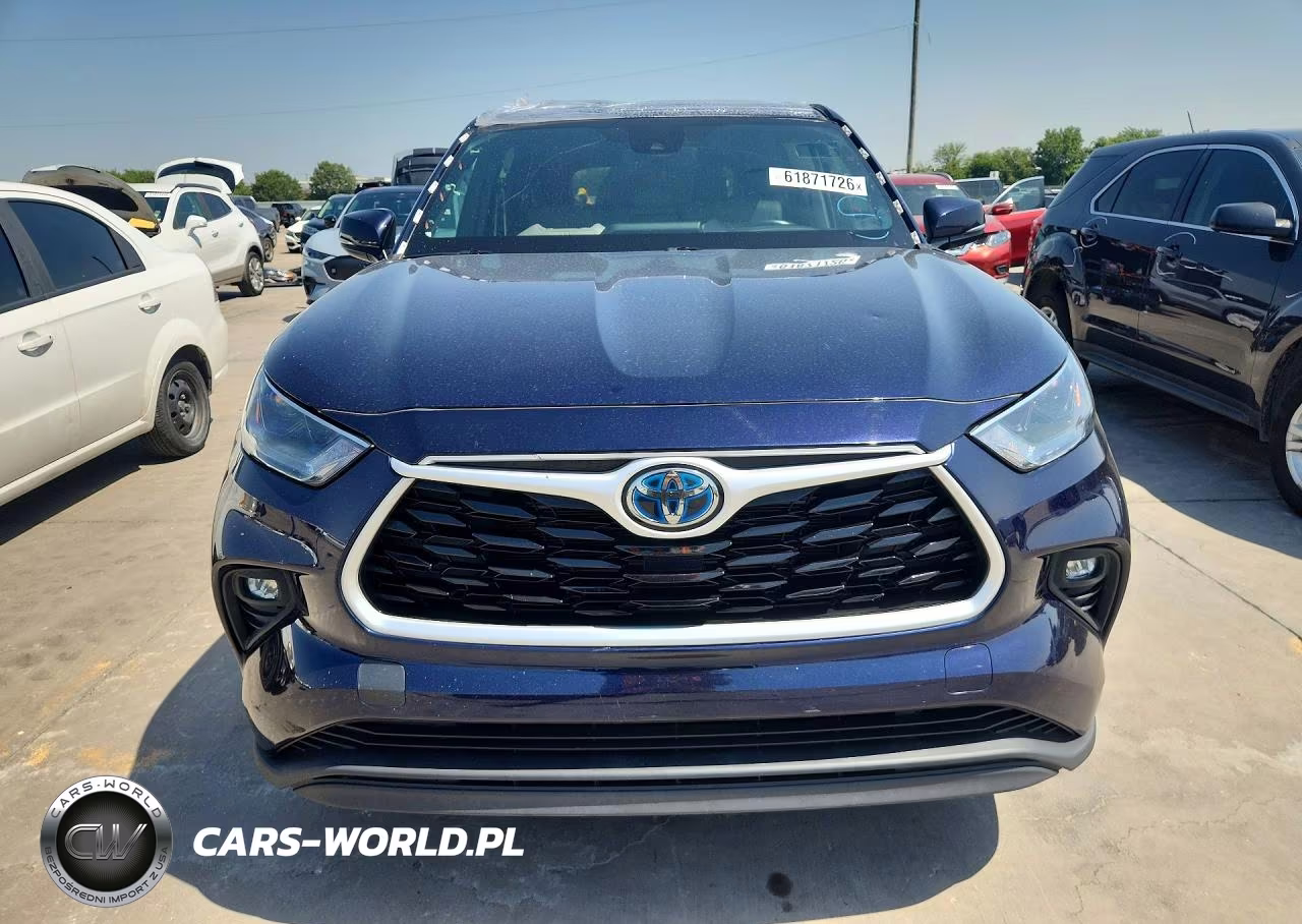 2022 Toyota Highlander Hybrid Xle VIN:5TDGARAH4NS511395 - 5