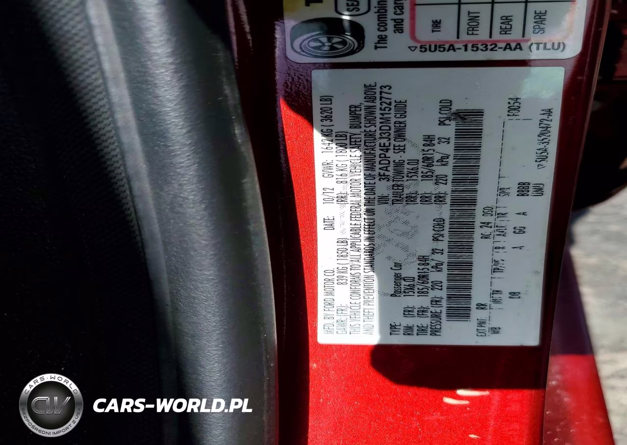 2013 Ford Fiesta Se VIN:3FADP4EJ3DM152773 - 12
