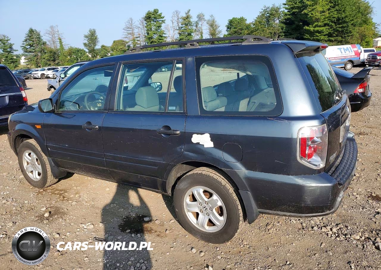 2006 Honda Pilot Lx VIN:5FNYF28166B036764 - 2