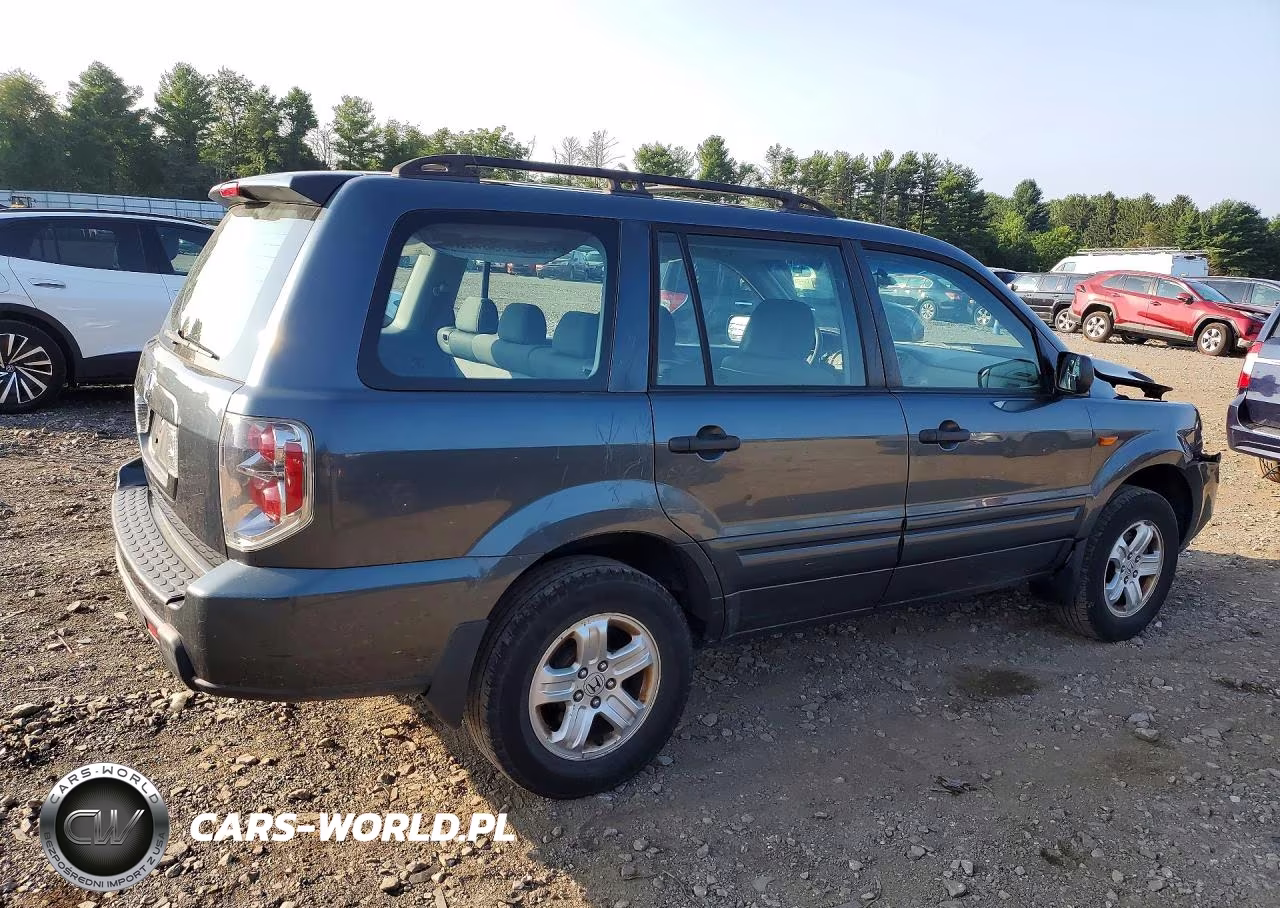 2006 Honda Pilot Lx VIN:5FNYF28166B036764 - 3